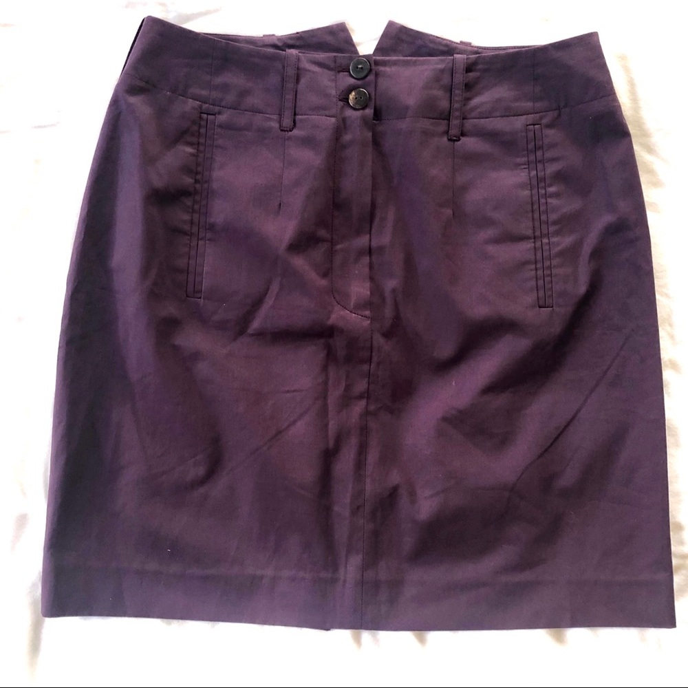 Vintage Kenzo Paris Plum Mini Skirt.